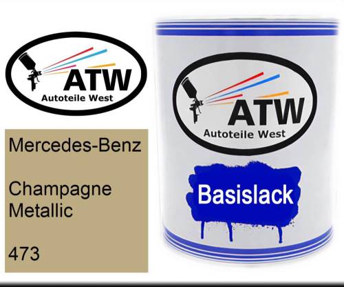 Mercedes-Benz, Champagne Metallic, 473: 1L Lackdose, von ATW Autoteile West.